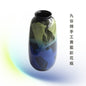 Kutani Hand Painted Yellow Blue Vase