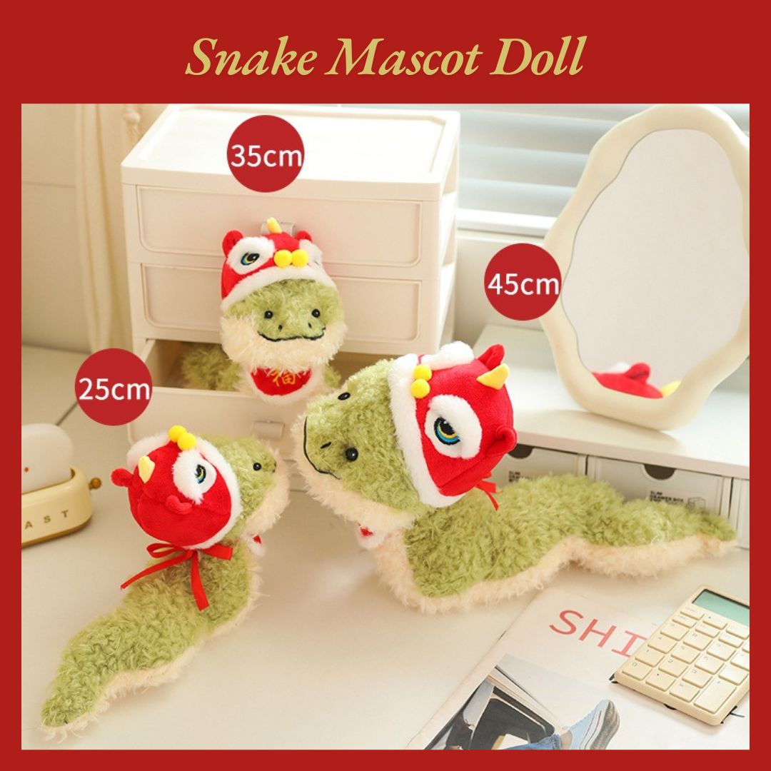 ヘビのマスコット人形