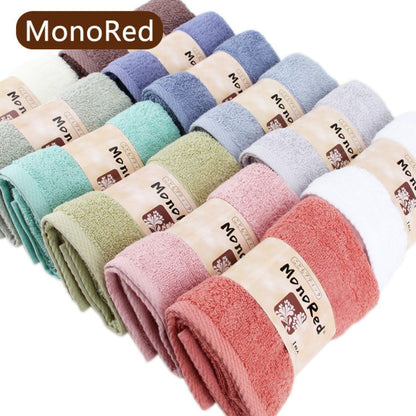 MonoRed 純綿洗顔タオル（3枚入）