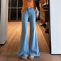 High Waist Slimming Loose Flare Pants