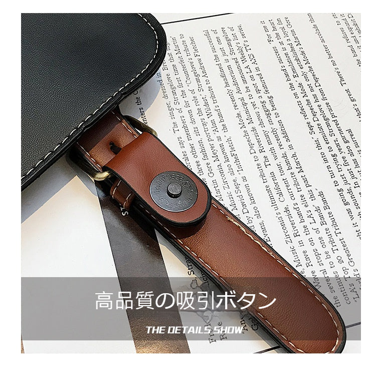 Vintage-Style PU Backpack