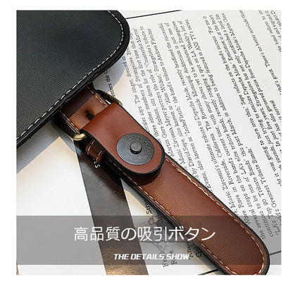 Vintage-Style PU Backpack