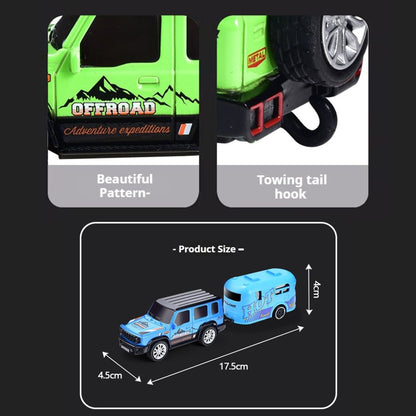 1:64 Mini Remote Control Off-Road Vehicle Trailer