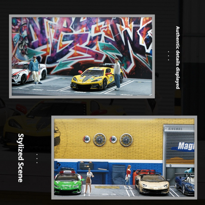 1:64 Parking Lot Lighting Scene Box