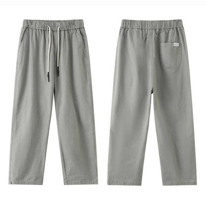 Thin Loose Tapered Cropped Pants