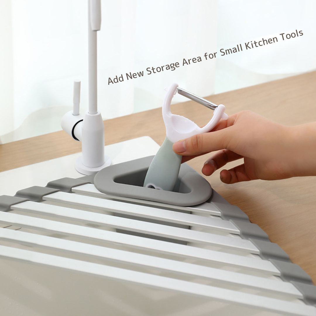 Kitchen Draining Triangular Rack