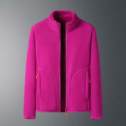 Unisex Reversible Fleece Jacket