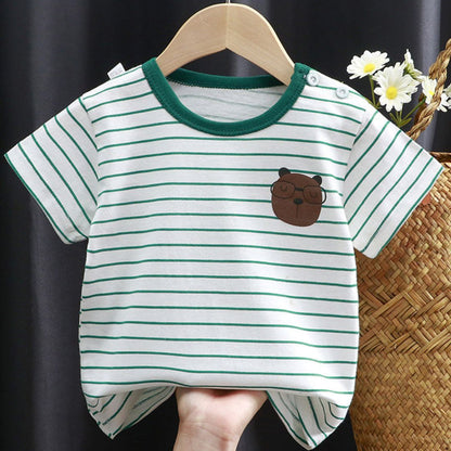 キッズ半袖コットンTシャツ（2枚以上）  