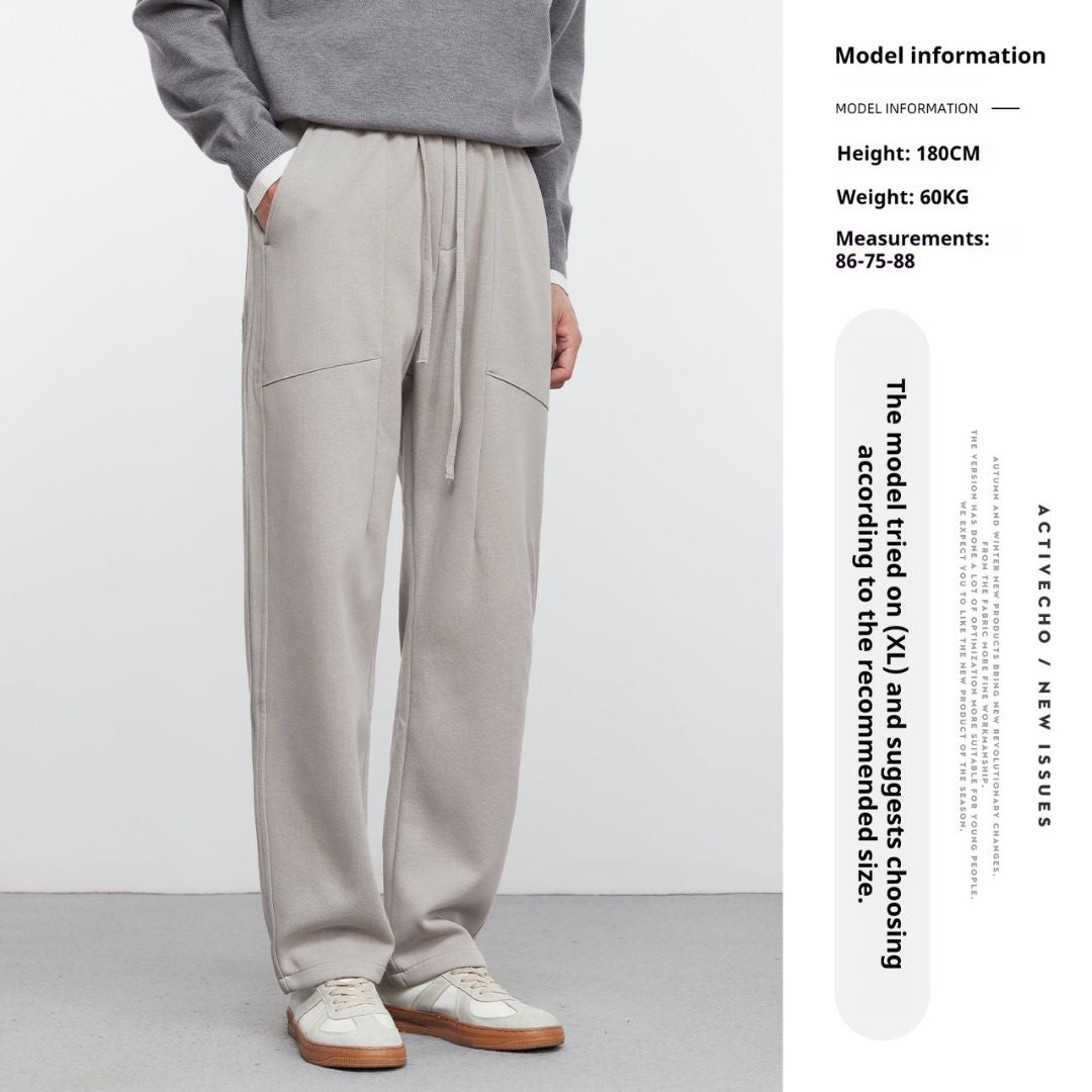 Loose straight casual pants