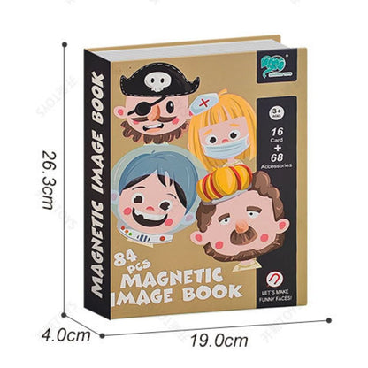 DIY 教育用磁気パズルブックおもちゃ