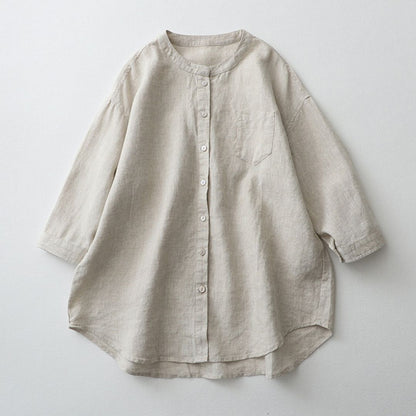Summer Japanese Cotton and Linen Tops