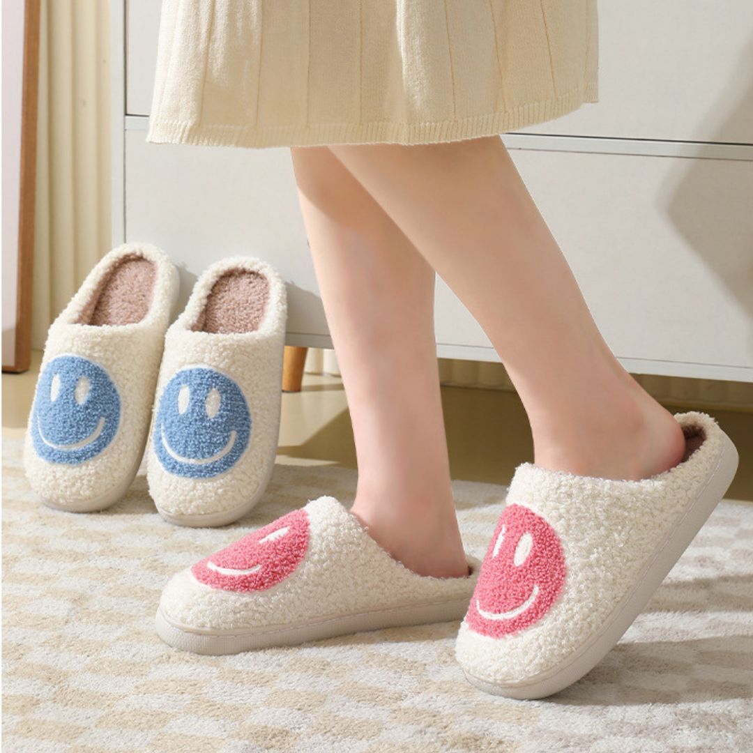 Smiley Face Anti-Slip Slippers