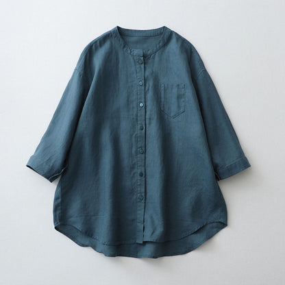 Summer Japanese Cotton and Linen Tops