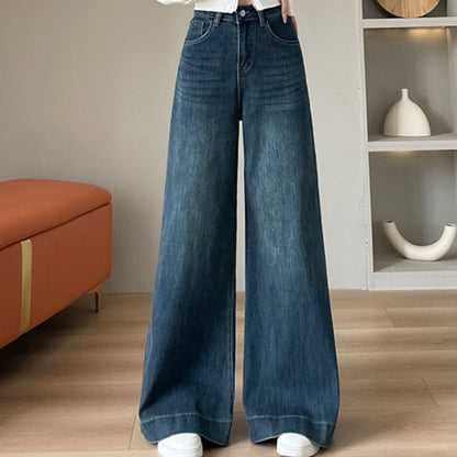 High-Waisted Loose Flared Pants