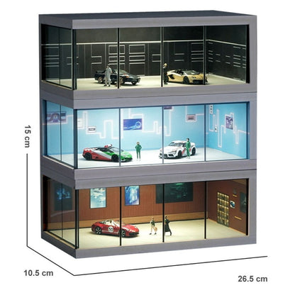1:64 カーショールーム照明シーンボックス