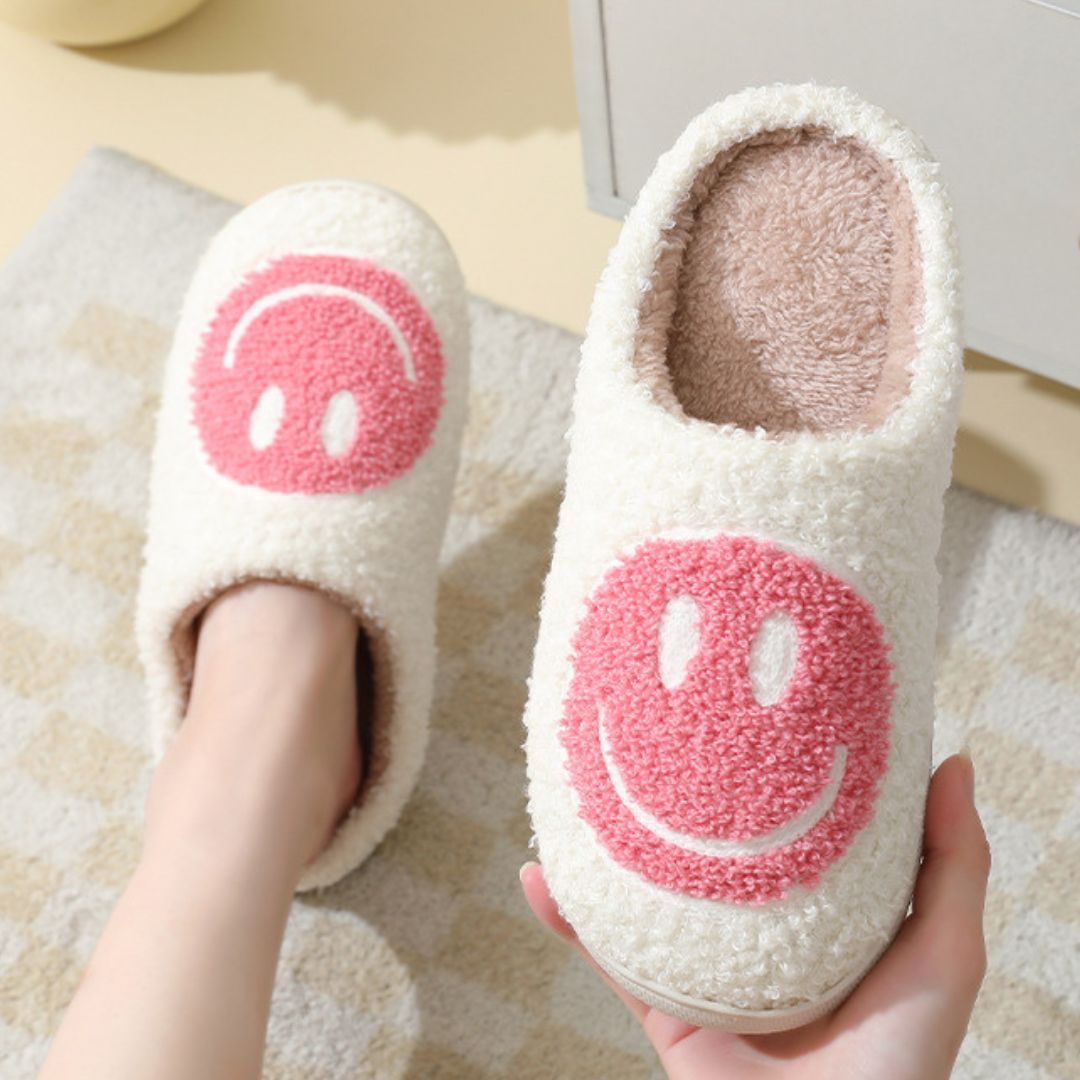 Smiley Face Anti-Slip Slippers