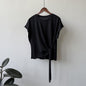 レディース 半袖Tシャツ（ウエストタイ付き） 