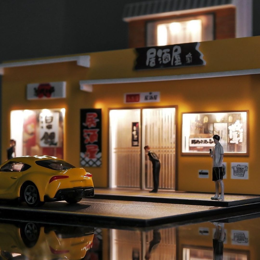 1:64日本のレストランの照明シーン 