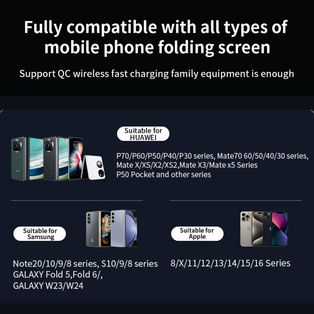 A001 Wireless Charging Phone Stand (Designed for Foldable Screens)