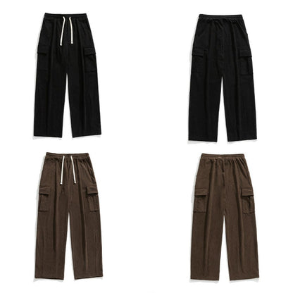 Corduroy Relaxed-Fit Cargo Pants