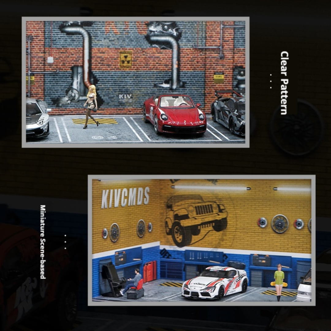 1:64 Parking Lot Lighting Scene Box
