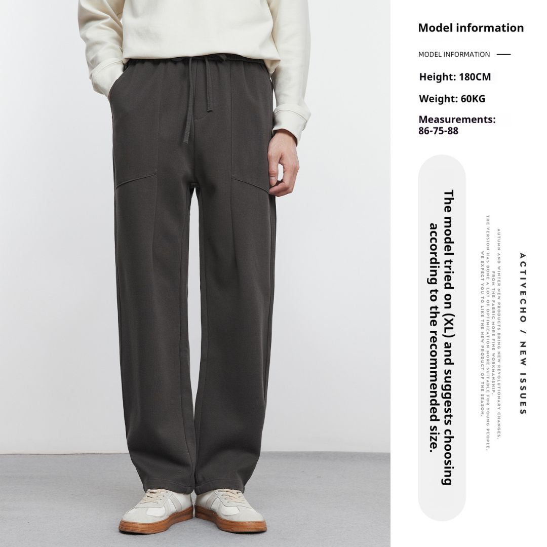 Loose straight casual pants