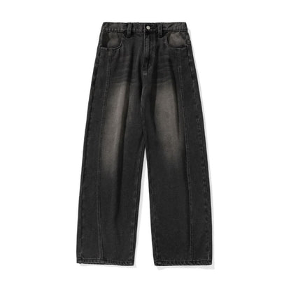 Vintage Washed Oversized Denim Jeans