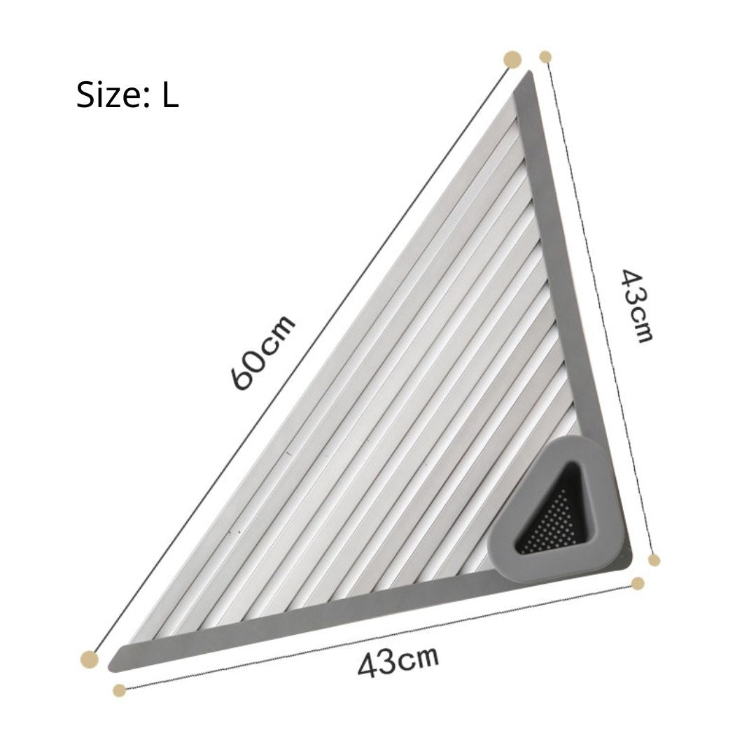 Kitchen Draining Triangular Rack