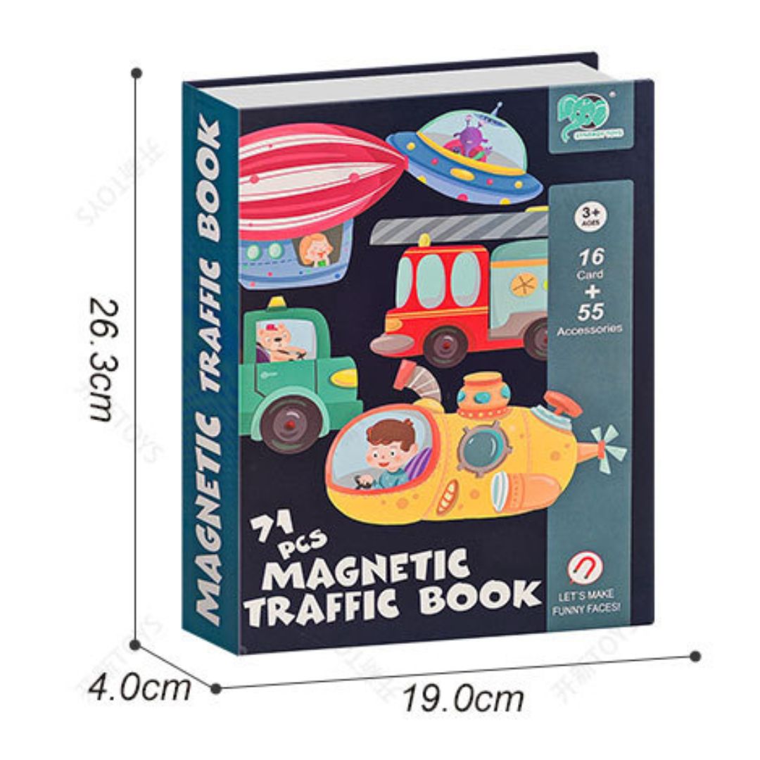 DIY 教育用磁気パズルブックおもちゃ