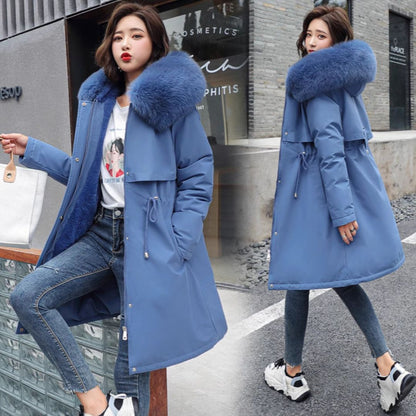 Fur Collar Fleece Lined Jacket