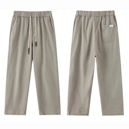 Thin Loose Tapered Cropped Pants