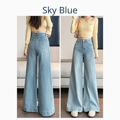 High-Waisted Loose Flared Pants