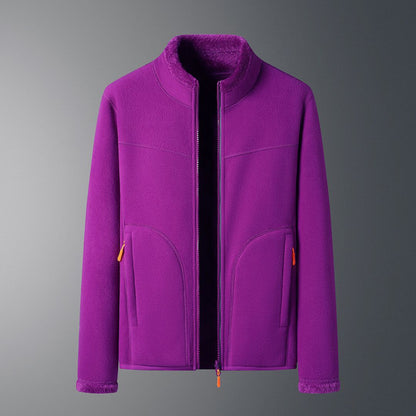 Unisex Reversible Fleece Jacket