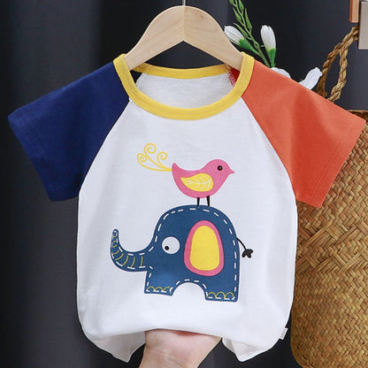 キッズ半袖コットンTシャツ（2枚以上）  