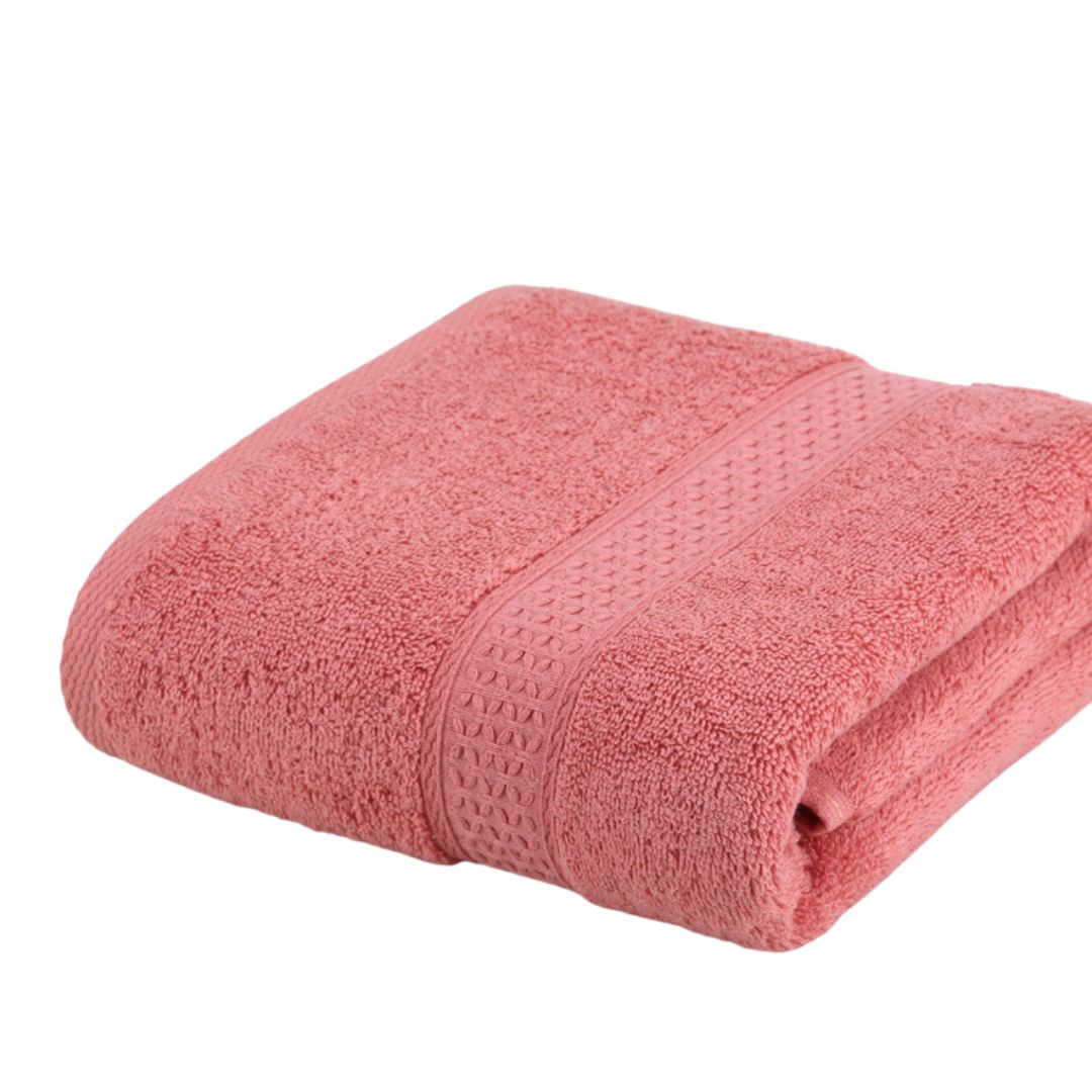 MonoRed Solid Color Pure Cotton Towels (Min. 2 Pieces)