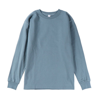 250g Plain Cotton Long-sleeved T-shirt (Min. 2 pcs)