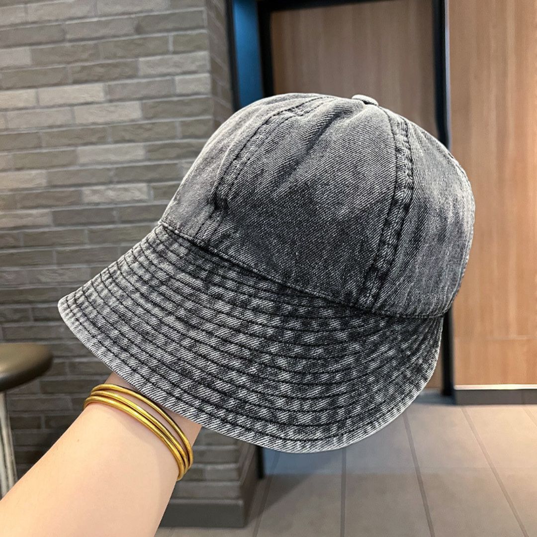 復古水洗牛仔帽