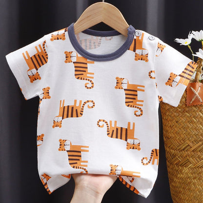キッズ半袖コットンTシャツ（2枚以上）  