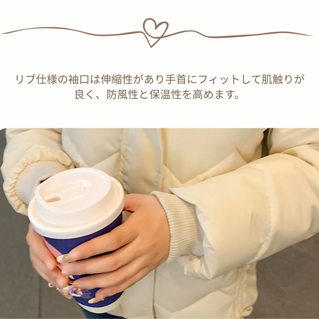 ショートフード付きコットンジャケット