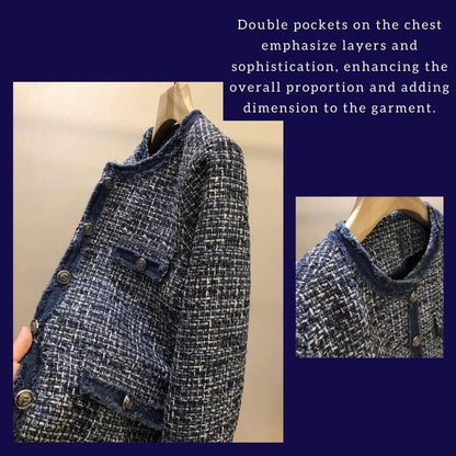 Patchwork Denim Woven Short Jacket