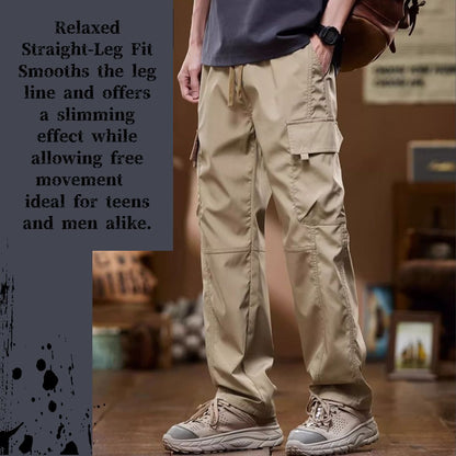 Loose Fit Straight Leg Cargo Pants
