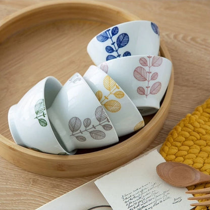 Mint Leaf Rice Bowl Set