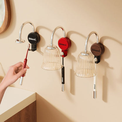 Vintage-Style Magnetic Toothbrush & Tumbler Holder