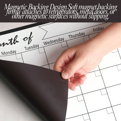 磁性可擦寫月曆板套裝 