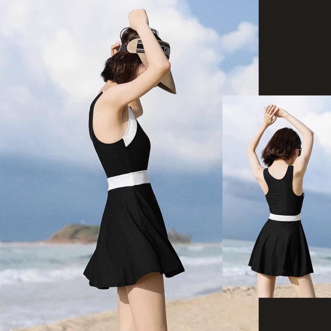 Simple One Piece Swimsuit