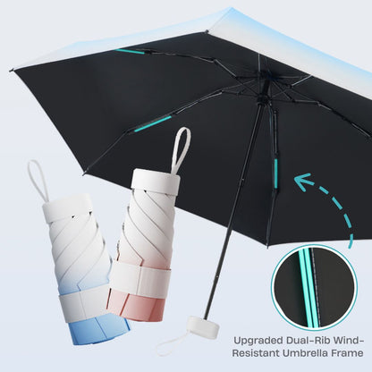 Gradient Color Mini Folding Umbrella