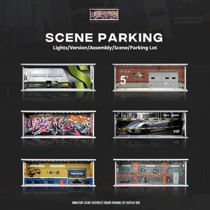 1:64 Parking Lot Lighting Scene Box
