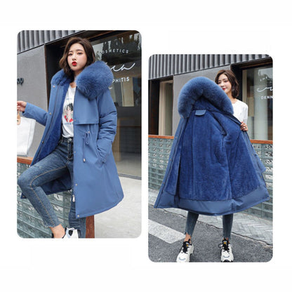 Fur Collar Fleece Lined Jacket