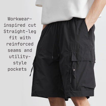 Men's Workwear Quick-Dry Cooling Breathable Shorts (5-inch Inseam)
