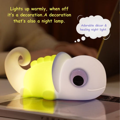 Chameleon Silicone Tap-to-Light Night Lamp